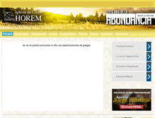 Tablet Screenshot of horem.org